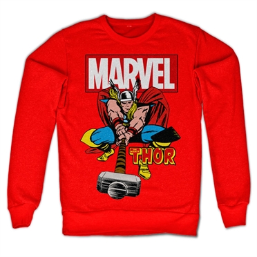 The Mighty Thor Sweatshirt Red Small