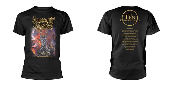 MALEVOLENT CREATION - T-SHIRT, THE TEN COMMANDMENTS
