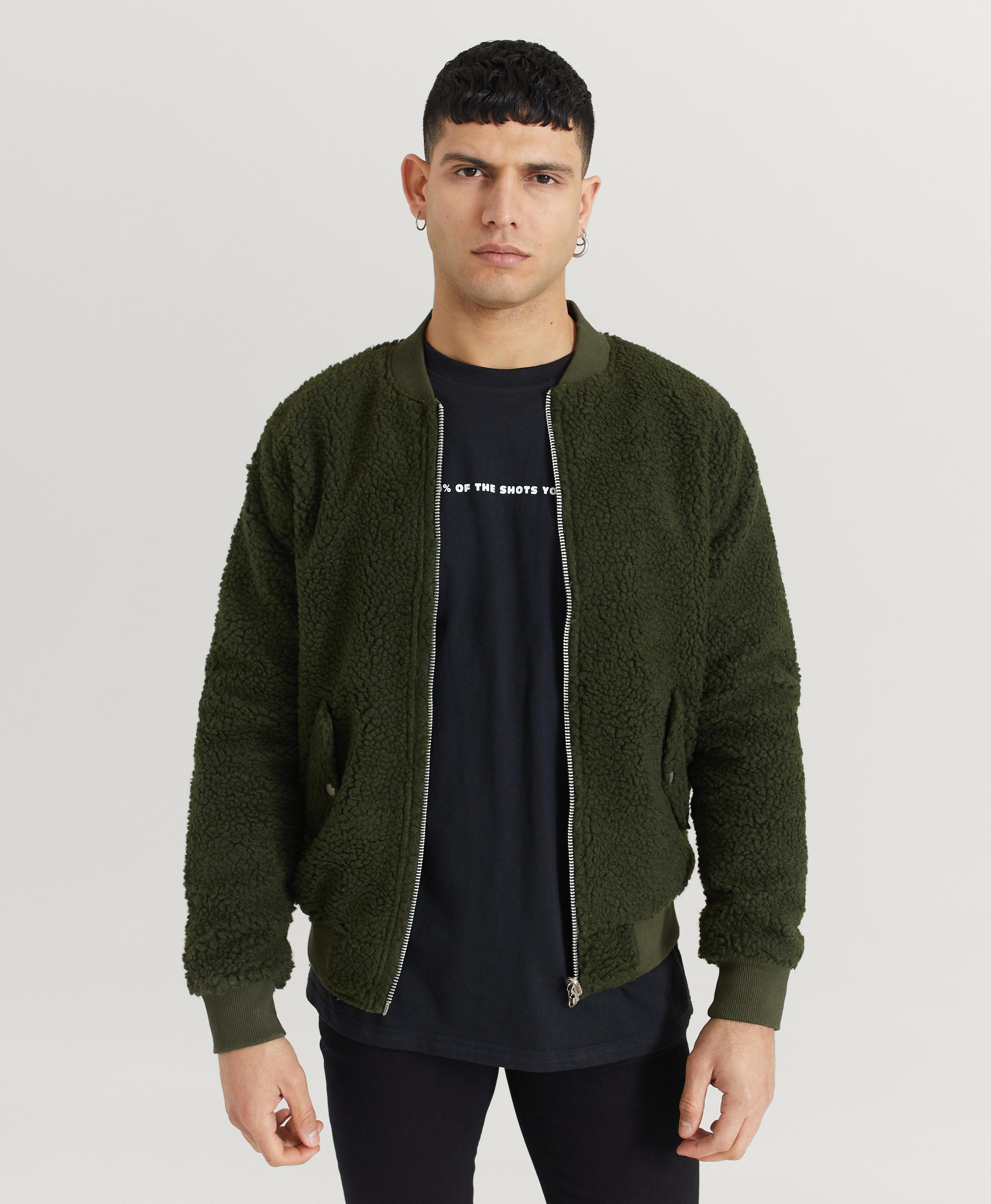 Bomberjakke Reversible Pile Bomber Jacket
