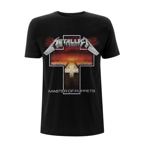 METALLICA - T-SHIRT, MASTER OF PUPPETS CROSS