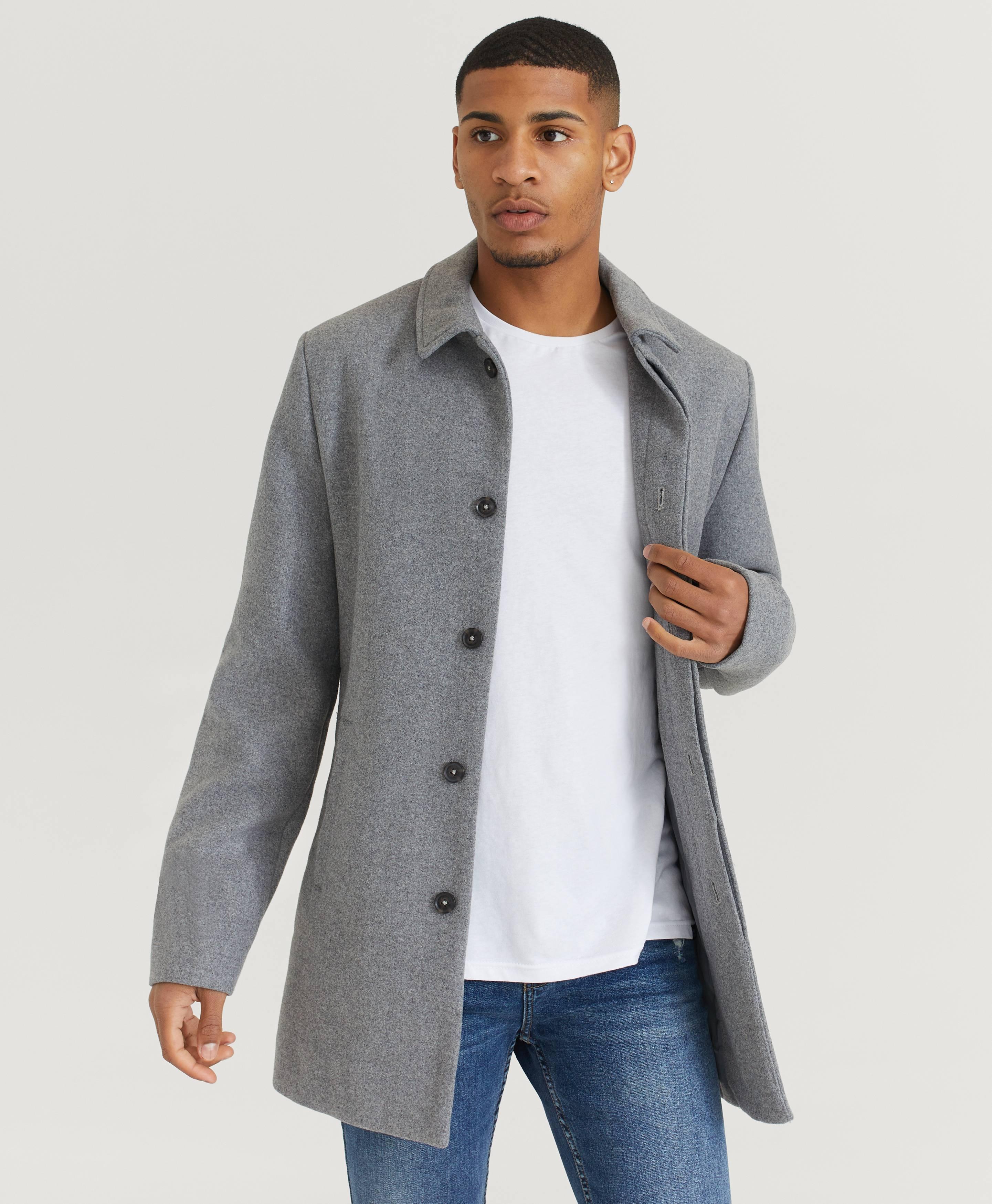 Frakk Clean Wool Coat