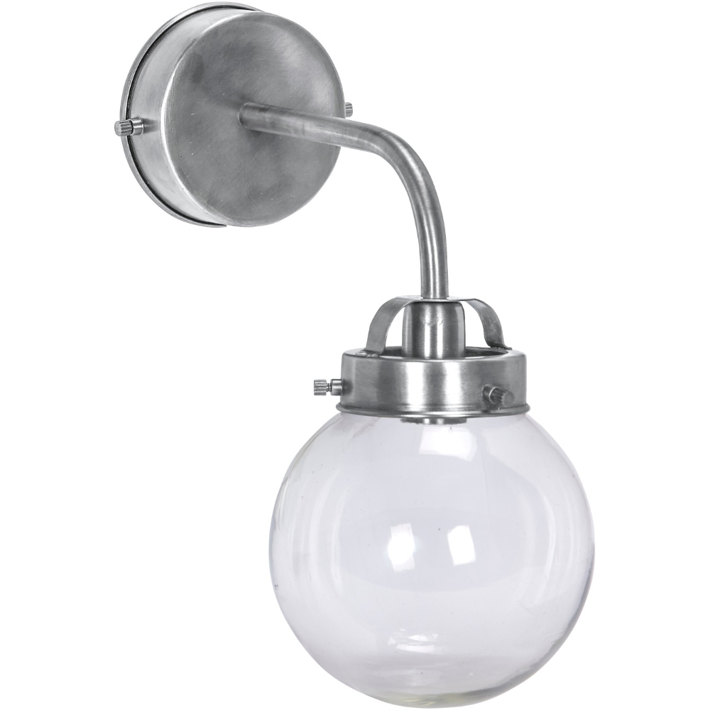 PR Home Normandy vägglampa Antiksilver