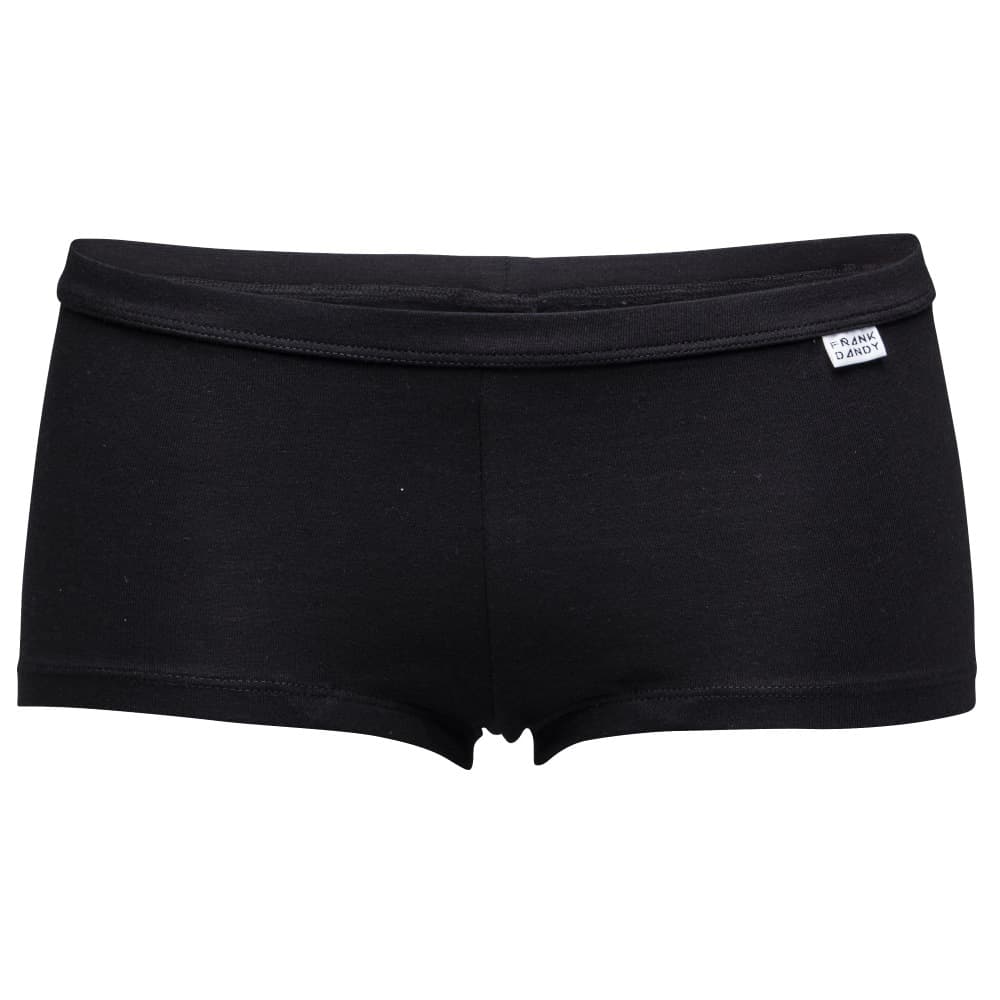 Frank Dandy Women's Bamboo Boxer, Black