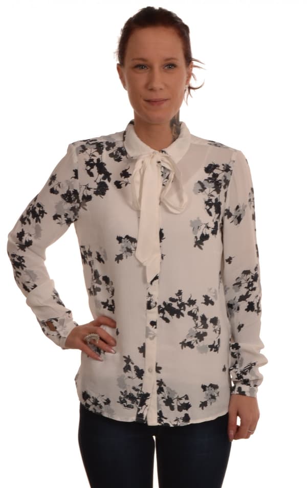 Vila - Vironja LS Shirt Offwhite S