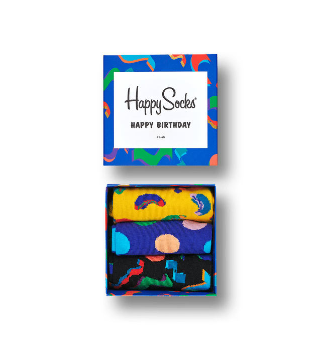 HAPPY SOCKS HAPPY BIRTHDAY GIFT BOX