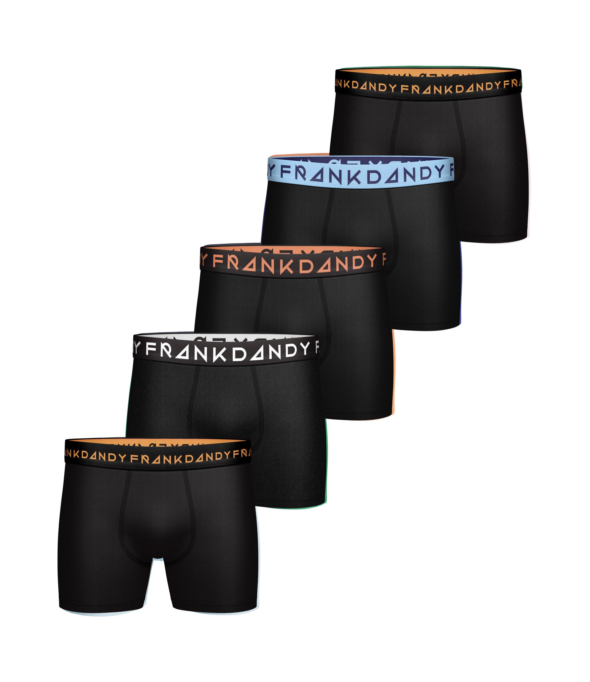 Frank Dandy 5-Pack – Seasonal Solid Boxer Box, Black