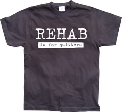 Rehab Is For Quitters Black XXX-Large