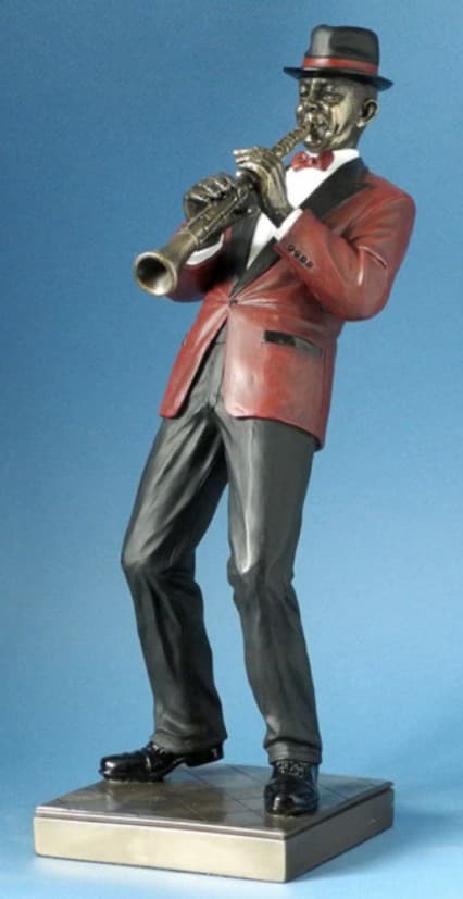 Jazz figurine: clarinet