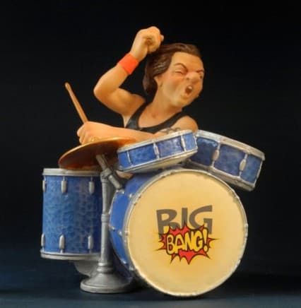 Rock figurine: drums