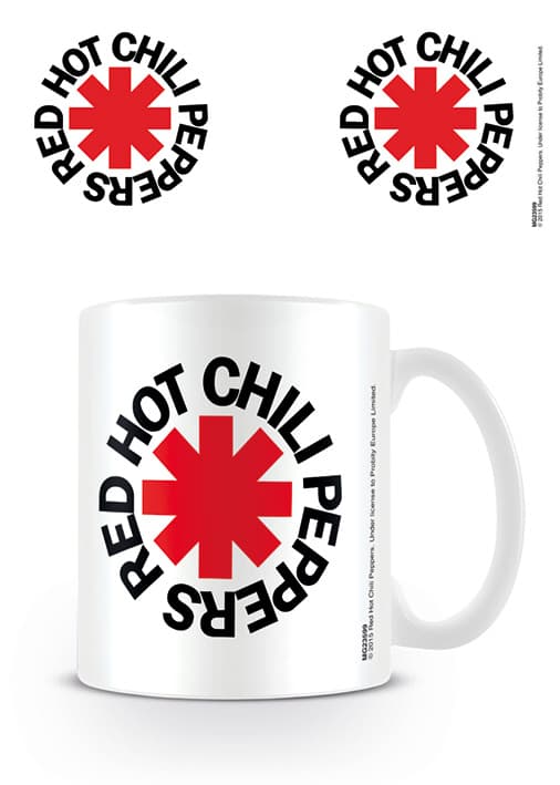 Mug: Red Hot Chilli Peppers - (Logo White)