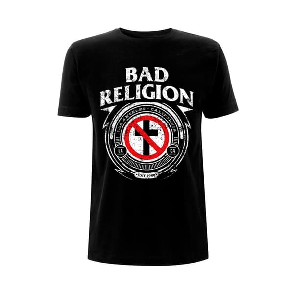 BAD RELIGION - T-SHIRT, BADGE S