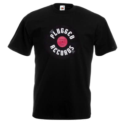 Tshirt: Plugged Records logo