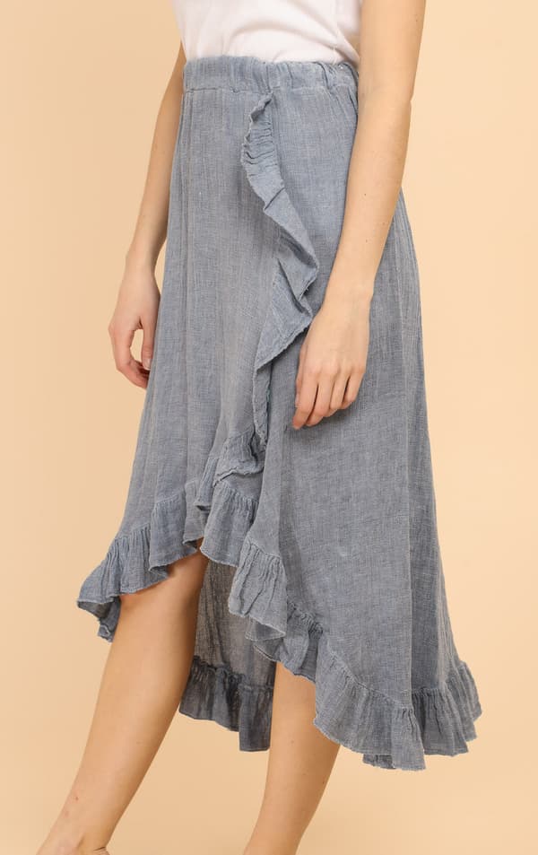 Efashion Happy - Kjol 10546 Volangkant
