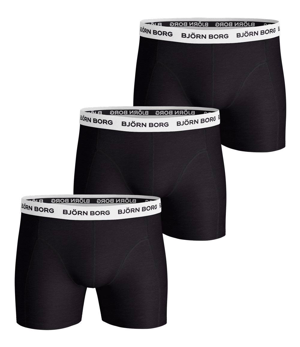 Björn Borg 3-Pack Shorts - NOOS Contrast, Black #2