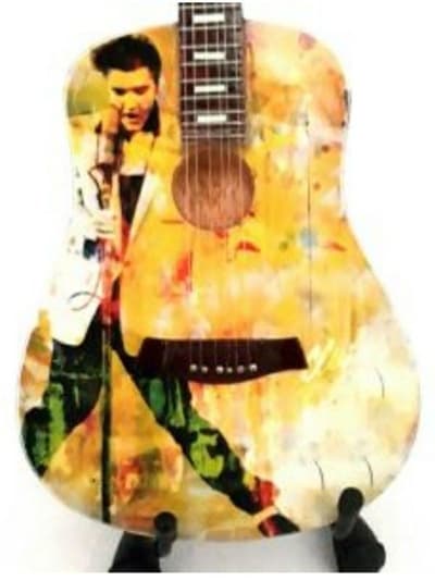 Mini guitar: Elvis Presley - Tribute