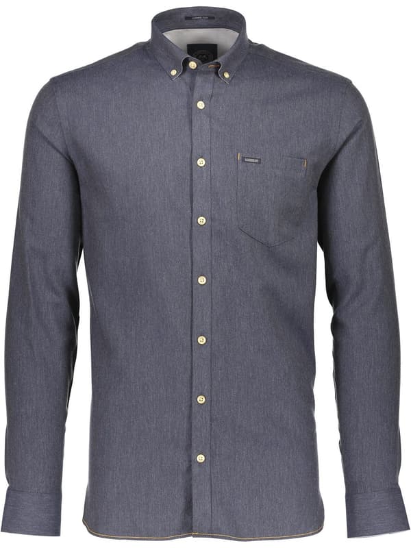 Lindbergh Blue - Skjorta 30-24918 Soft-Touch