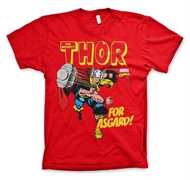 Thor - For Asgard! T-Shirt Red XX-Large