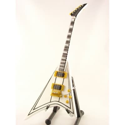 Mini guitar: Quite Riot - Randy Rhoads - Jackson RR1 White V