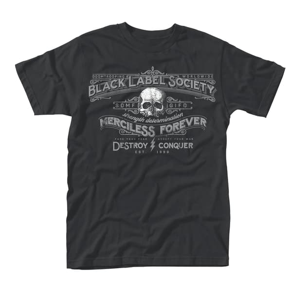 BLACK LABEL SOCIETY - T-SHIRT, MERCILESS FOREVER