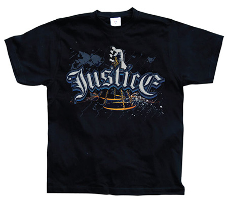 Justice T-Shirt Black 3X-Large