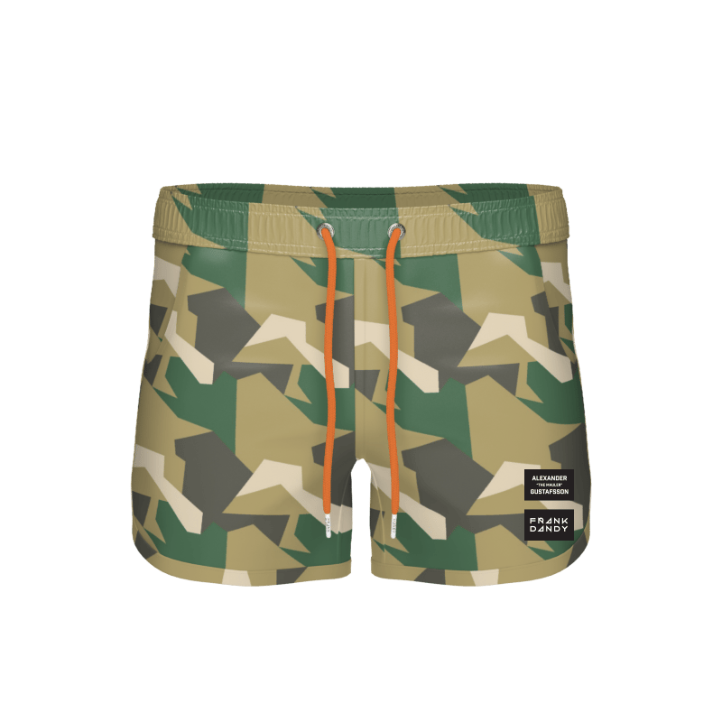Frank Dandy FD x ALX TM - Long Swim Shorts, Camo