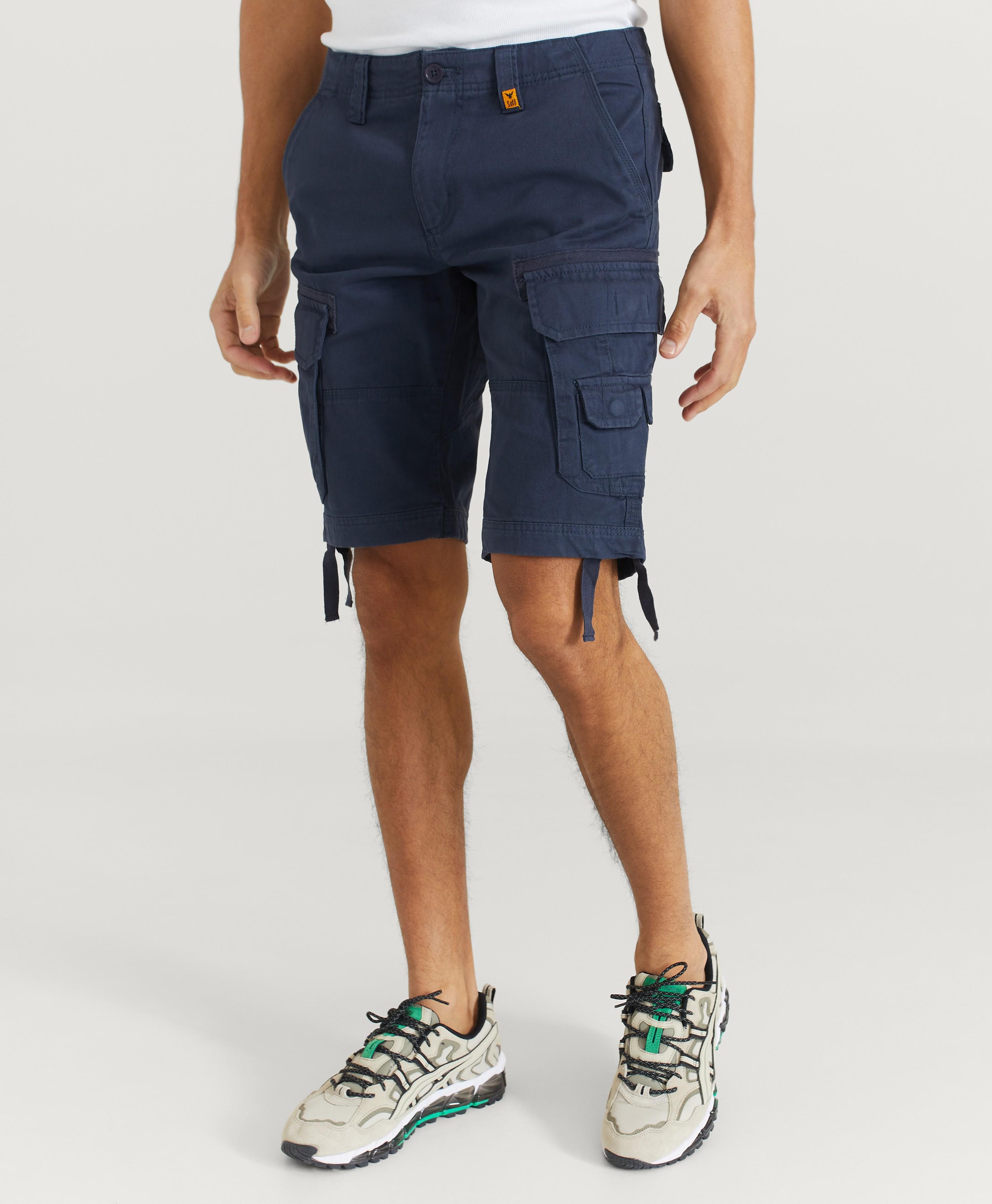 Cargoshorts med løbegang i benkant