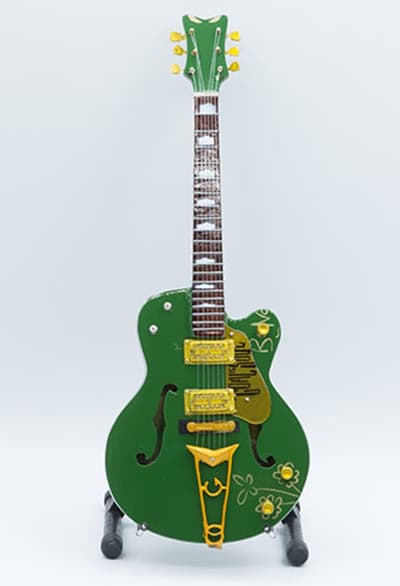 Mini guitar: U2 - Bono - Gretsch Irish Falcon