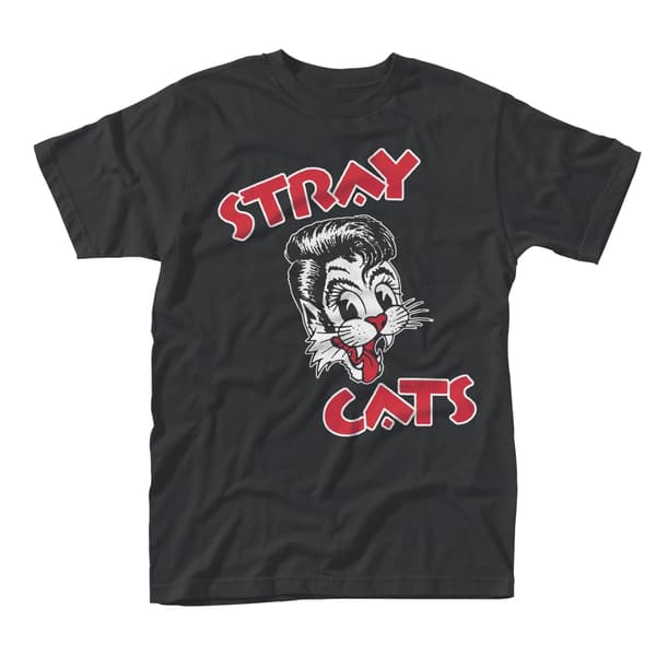 STRAY CATS - T-SHIRT, CAT LOGO