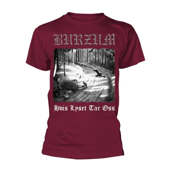 BURZUM - T-SHIRT, HVIS LYSET TAR OSS (MAROON) XL