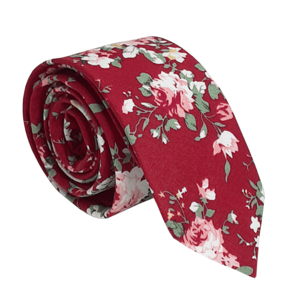 Tailor Concept Scandinavia Slips, rød floral