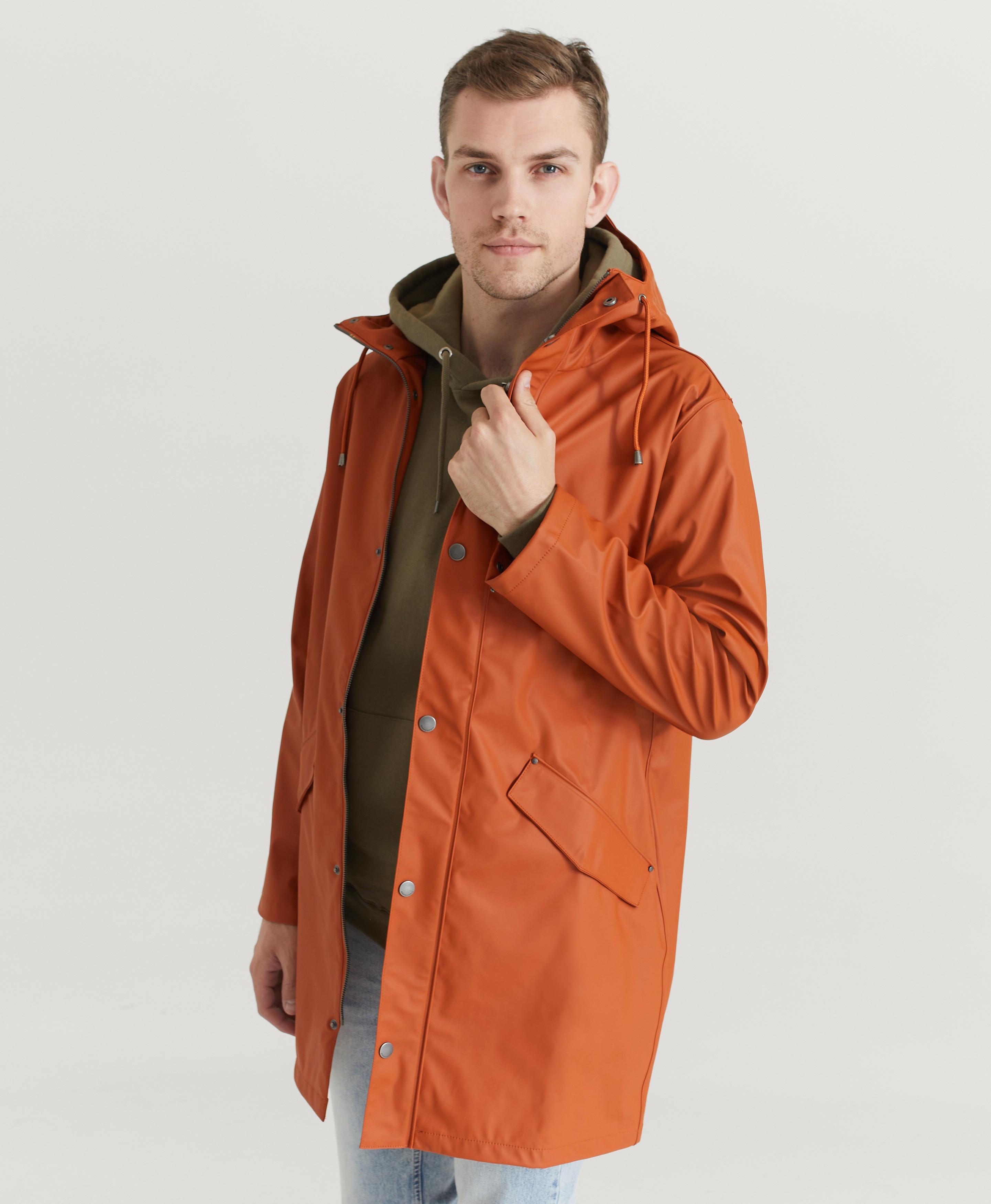 Regnjakke PU Parka M