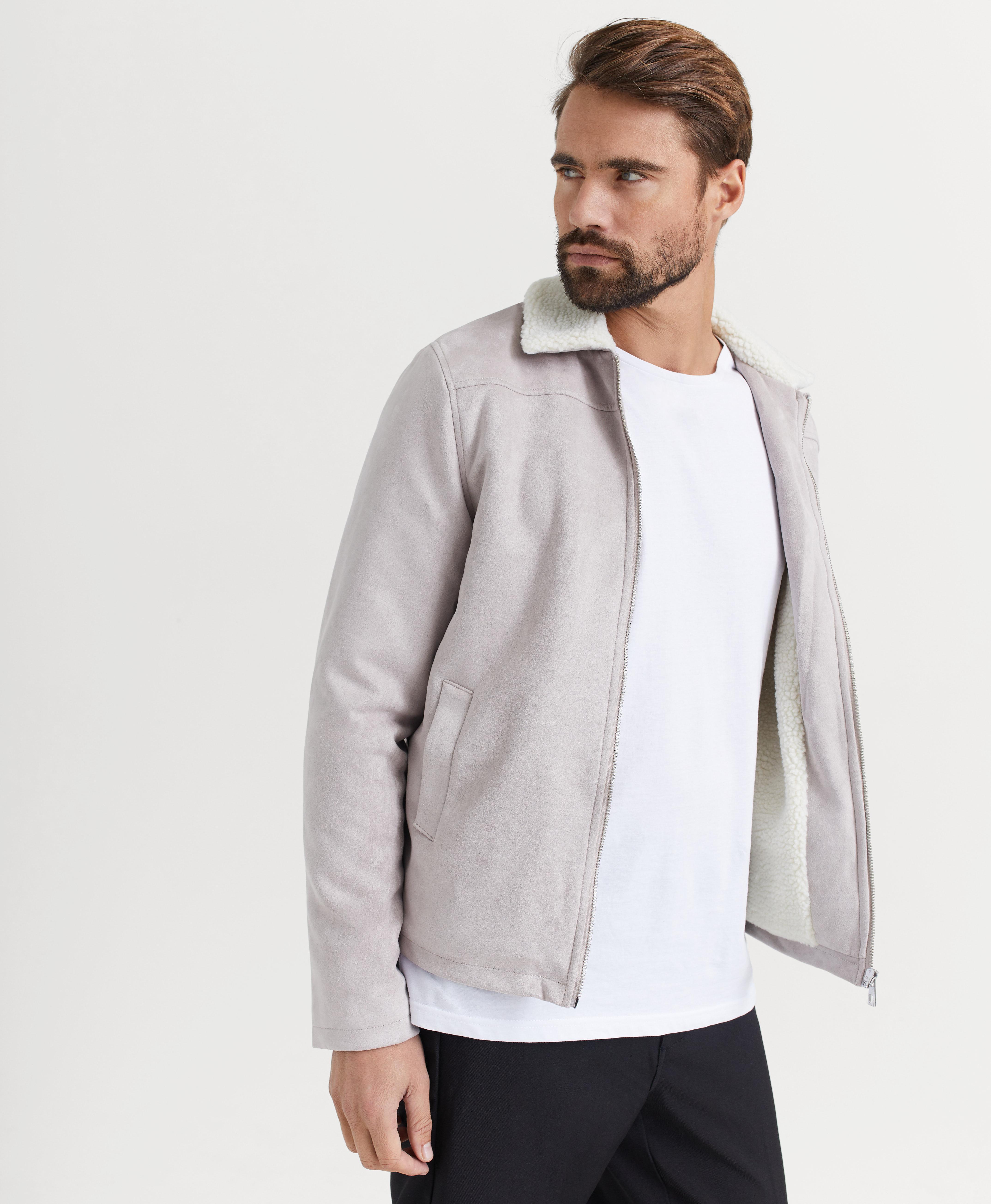 Jacka Teddy Fake Suede Jacket