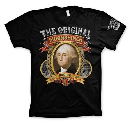 The Original Moonshiner T-Shirt Black 3X-Large