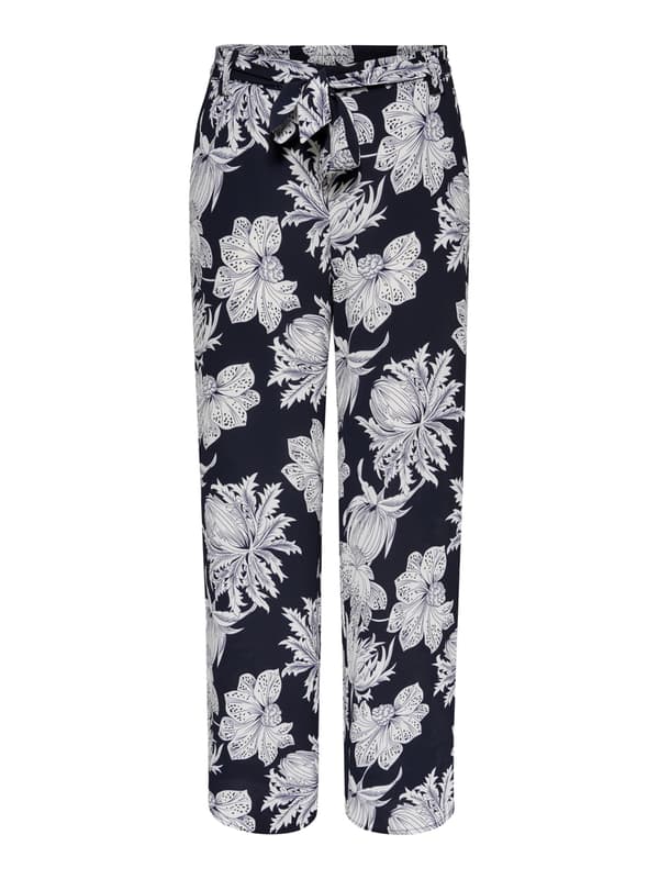 Only - onlNova Lux Palazzo Pant Night Flower Print