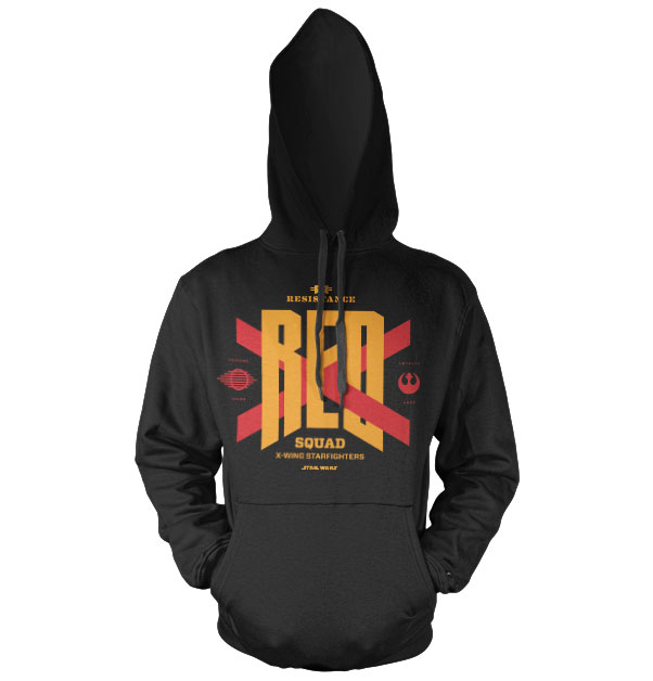 Red Squad Hoodie Black XX-Large