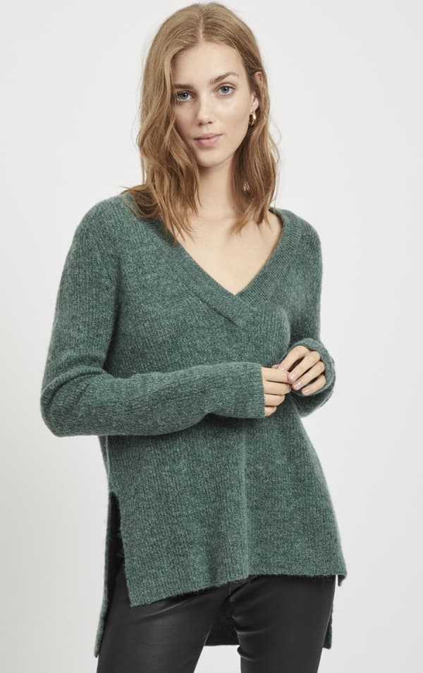Vila - Viesha V-neck LS Top