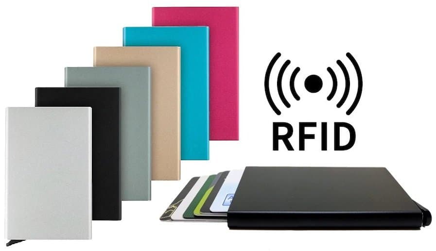 (5st Kort) RFID Pop-up korthållare