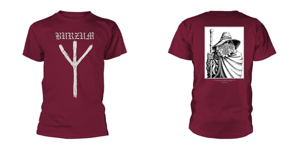 BURZUM - T-SHIRT, RUNE (MAROON)