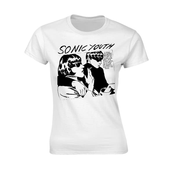 SONIC YOUTH - GIRLIE, GOO ALBUM COVER (WHITE) XXL