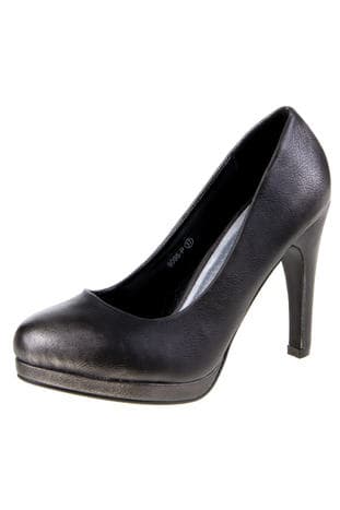 Svart Ros Pumps