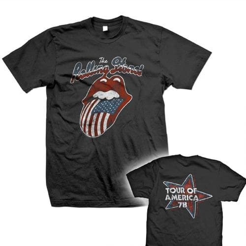 ROLLING STONES - T-SHIRT, TOUR OF AMERICA 78 RO-RSTEE38MB03