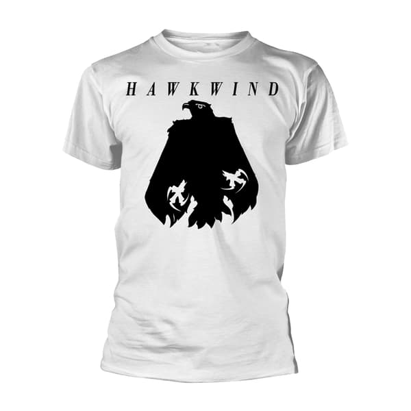HAWKWIND - T-SHIRT, EAGLE (WHITE)