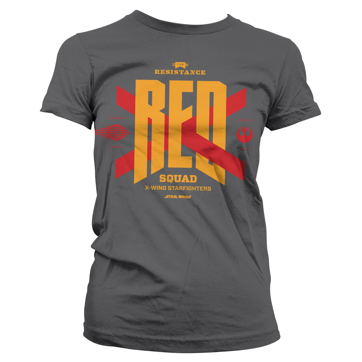 Red Squad Girly Tee DarkGrey XX-Large