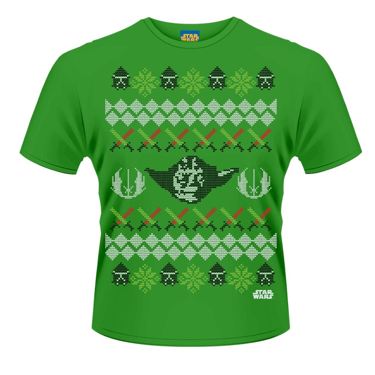 STAR WARS - T-SHIRT, YODA FAIR ISLE