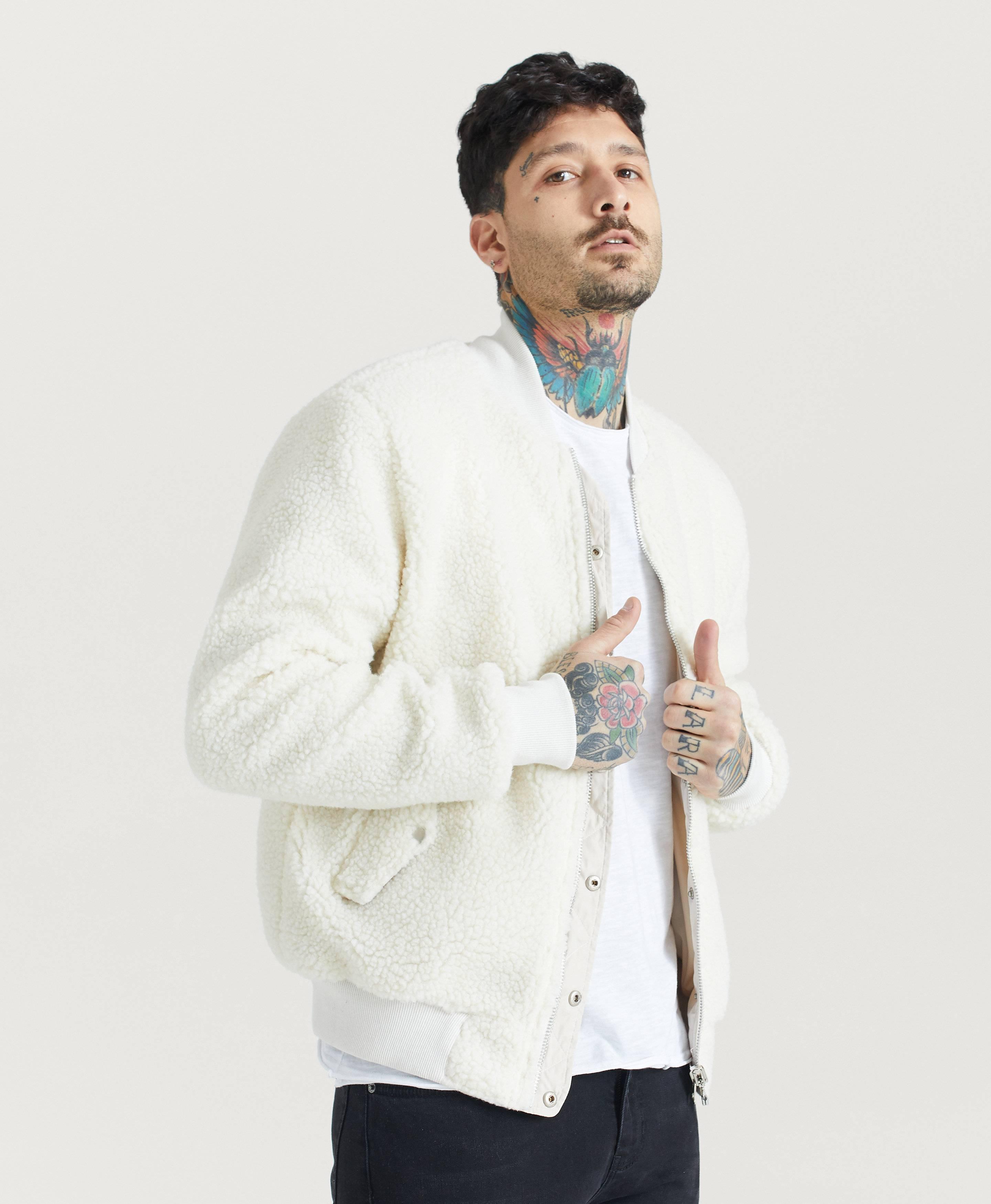 Bomberjakke Reversible Pile Bomber Jacket