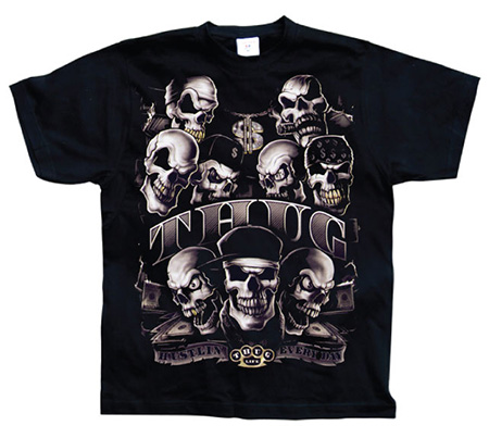 Thug T-shirt Black X-Large