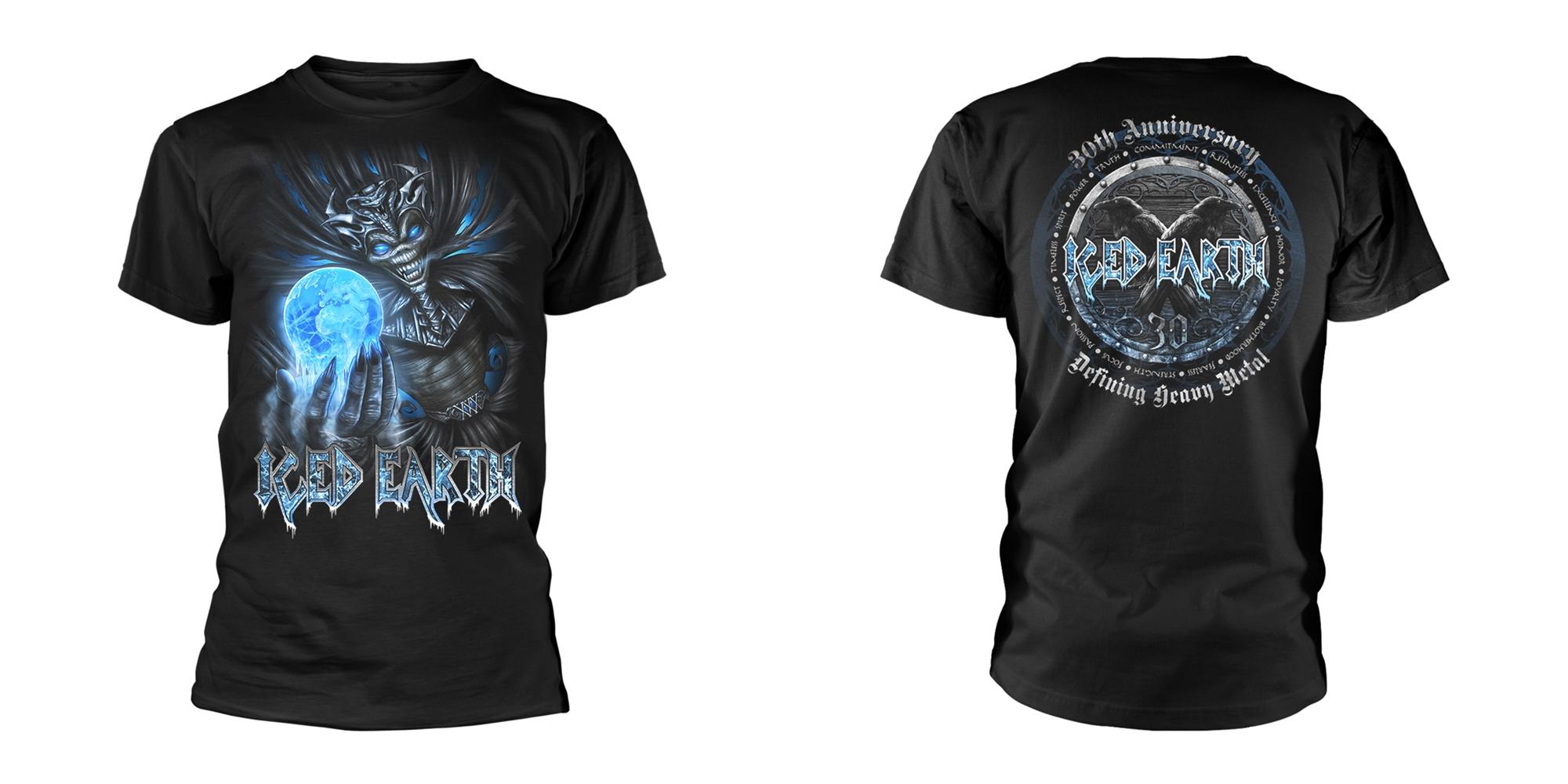 ICED EARTH - T-SHIRT, 30TH ANNIVERSARY