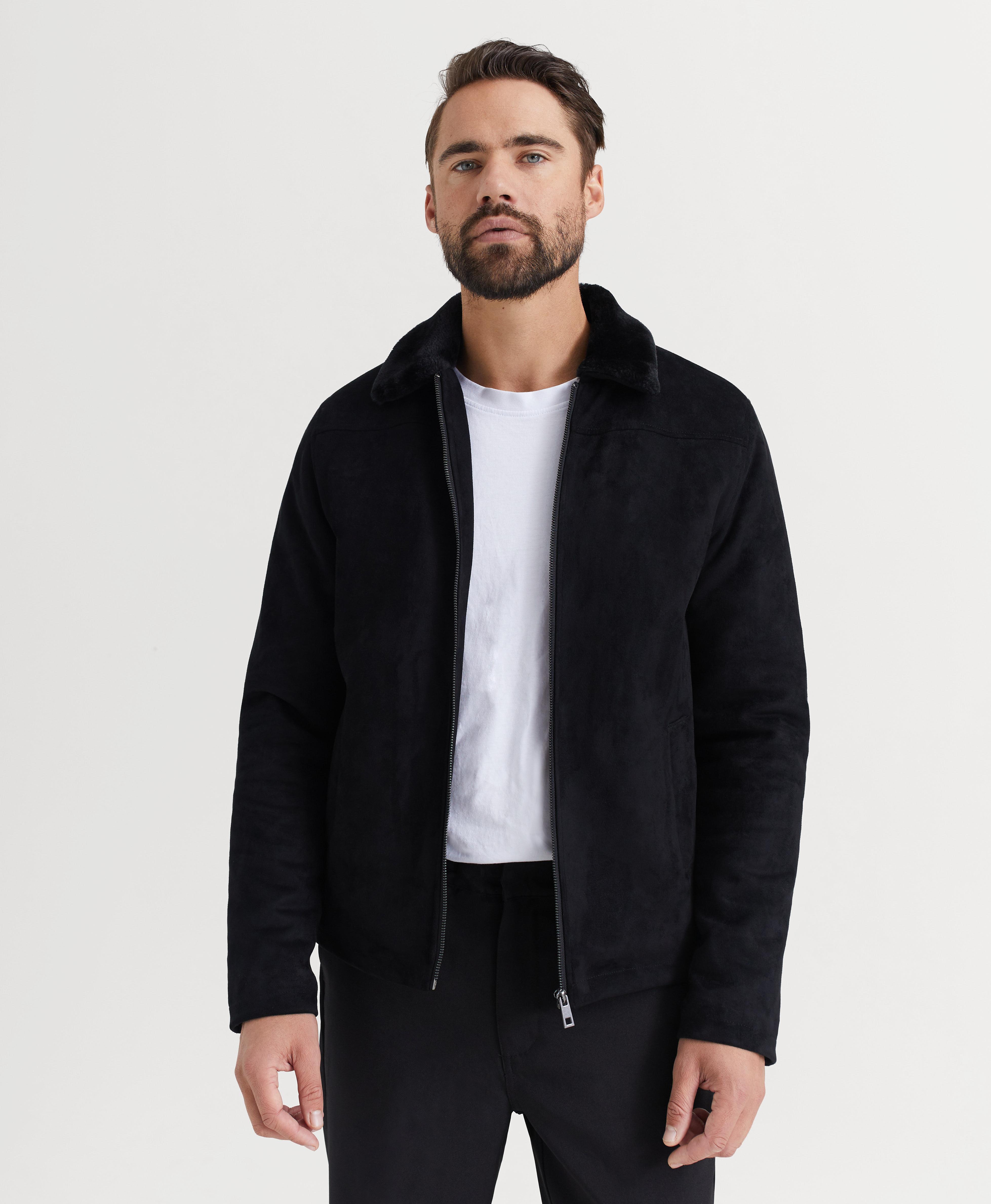 Jacka Teddy Fake Suede Jacket