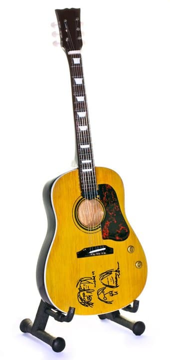 Mini guitar: Beatles - John Lennon - Acoustic Peace