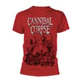 Miniatyrbild 1 av 2: CANNIBAL CORPSE - T-SHIRT, PILE OF SKULLS 2018 (RED)